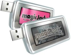 Magic Jack USB VoIP phone jack color options available.